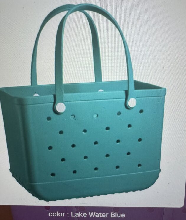 Bogg Bag Imitation– Large Waterproof Tote (19" x 9" x 14")