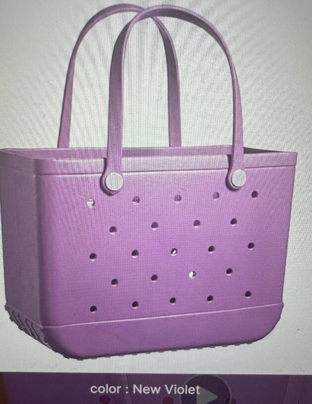 Bogg Bag Imitation– Large Waterproof Tote (19" x 9" x 14") - Image 5