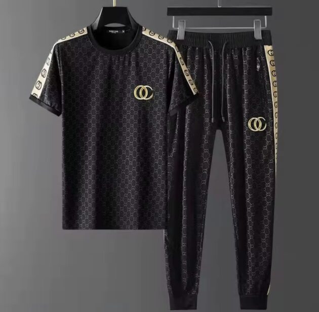 Summer Luxury silk set men’s fashion - Image 2