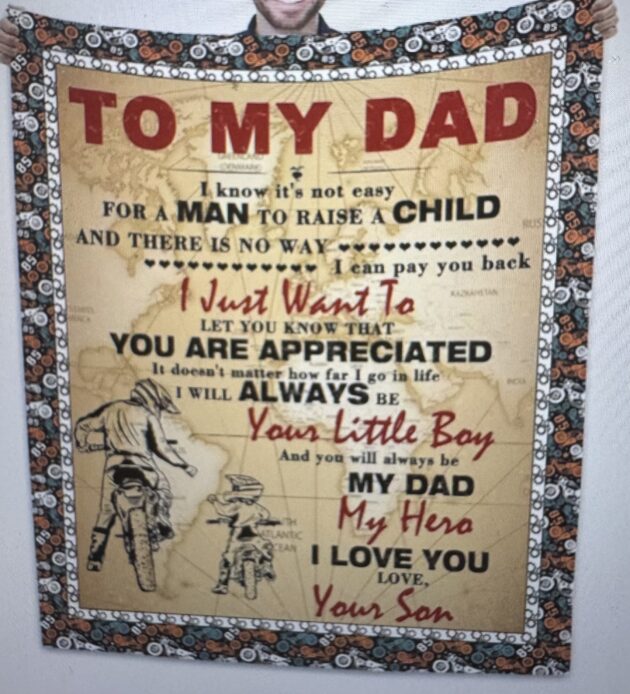 Blanket for Dad to show appreciation - Image 5