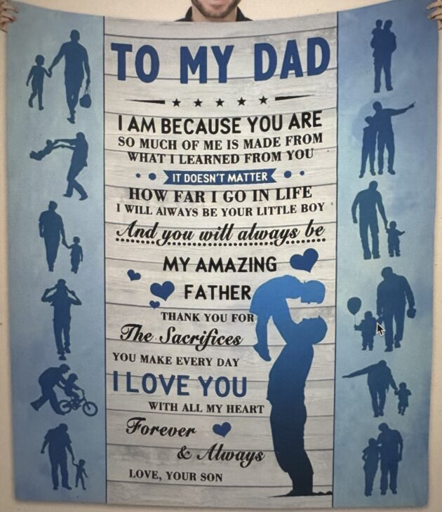Blanket for Dad to show appreciation - Image 4
