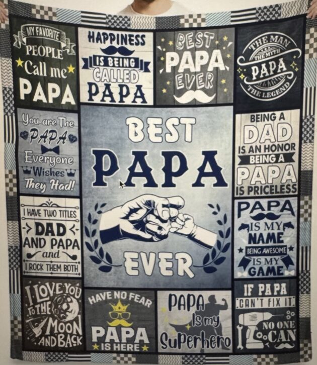 Blanket for Dad to show appreciation